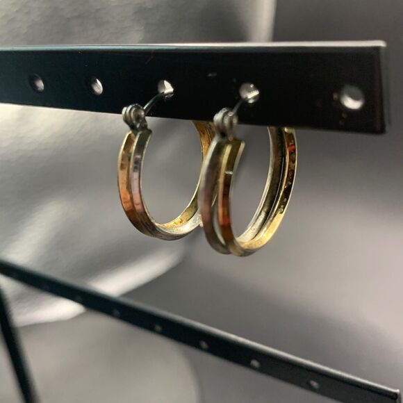 Double Hoops earrings - Picture 2 of 5